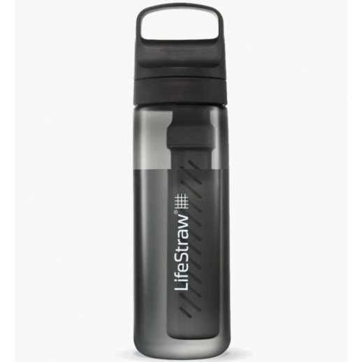 Пляшка-фільтр для води LifeStraw Go Filter Bottle, 650 мл, Nordic Noir (LSW LGV422GYWW)