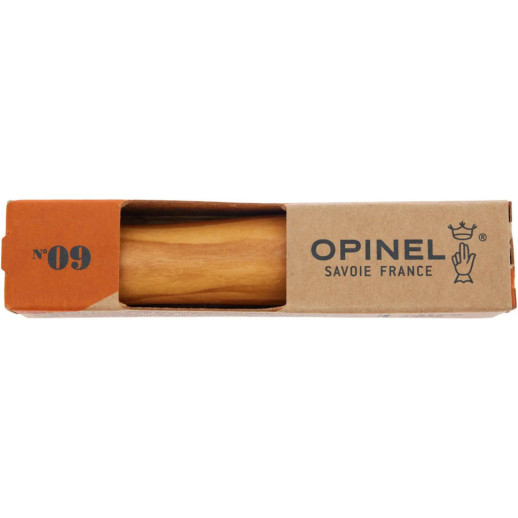 Ніж Opinel №9 VRI, олива, упаковка