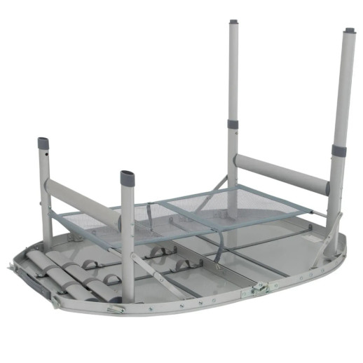 Стіл Bo-Camp Premium Oval 100x70 cm Grey (1404424)
