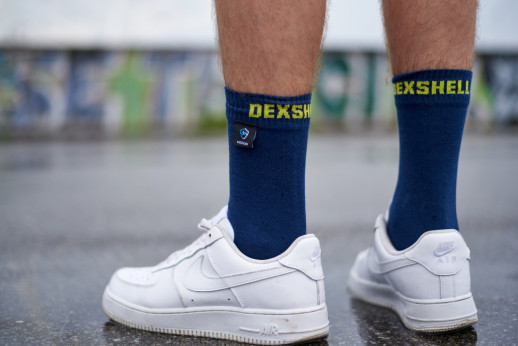 Шкарпетки водонепроникні Dexshell Ultra Thin Crew NL, p-p S, сині (без упаковки/пошкоджена упаковка)