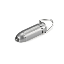 Ліхтар Mateminсo BL01 Bullet 45LM LED Keychain, сріблястий