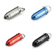 Ліхтар Mateminсo BL01 Bullet 45LM LED Keychain, сріблястий