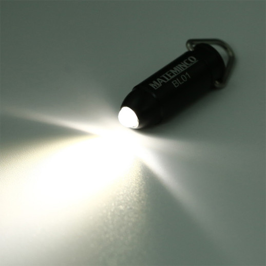 Ліхтар Mateminсo BL01 Bullet 45LM LED Keychain, сріблястий