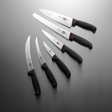 Ніж кондитерський Victorinox Dual Grip 26см хвил чорн 5.2933.26D