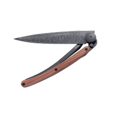 Ніж deejo Tattoo Wood Black 37 г, рожеве дерево,