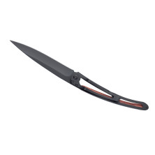 Ніж deejo Tattoo Wood Black 37 г, рожеве дерево,