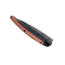 Ніж deejo Tattoo Wood Black 37 г, рожеве дерево,