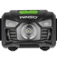 Ліхтар налобний Winso 150Lm, 3W LED, 1200mAh, Sensor White/Red