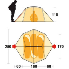 Намет Ferrino Ardeche 3 зелений