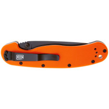 Ніж Ontario Knife RAT I Black Blade Linerlock orange