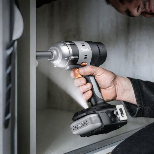 Акумуляторний ударний гайковерт Litheli безщітковий, живлення від павербанку (УМБ Litheli Power Bank 20000 mAh, 45 W, 2А в комплекті)