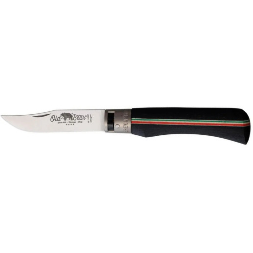 Ніж Old Bear Classic World L, 1.4060 steel, wood handle, black