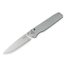 Ніж складаний туристичний SRM Terrier (9 см) 140Cr / G10 сірий