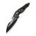 Ніж складаний туристичний Weknife Arrakis (8.8 см) Vanax / Titanium чорний