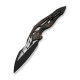 Ніж складаний туристичний Weknife Arrakis (8.8 см) Vanax / Titanium чорний