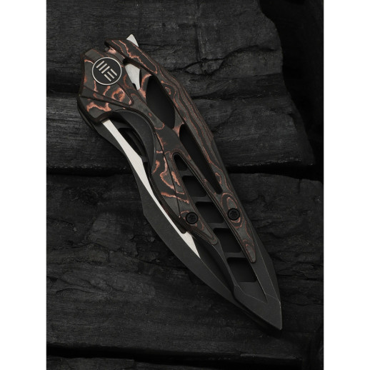 Ніж складаний туристичний Weknife Arrakis (8.8 см) Vanax / Titanium чорний