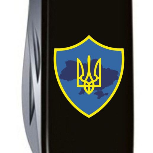 Складаний ніж Victorinox CLIMBER UKRAINE Тризуб на щиті 1.3703.3_T1080u