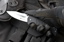 Ніж Kizlyar Supreme Bloke-Z сатин, сталь D2