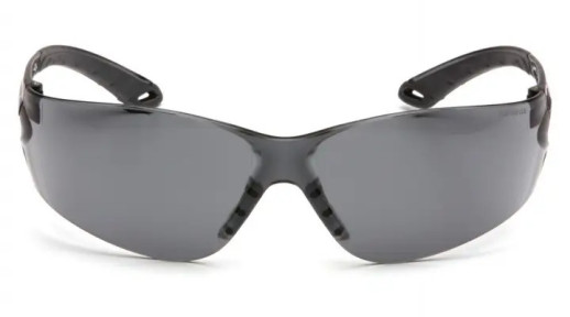 Окуляри захисні Pyramex Itek (gray) Anti-Fog, чорні