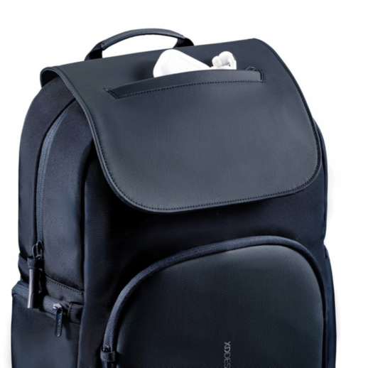Рюкзак XD Design Soft Daypack захист від крадіжок, порізів, синій