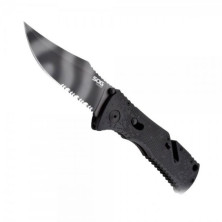 Ніж SOG Trident Black Blade полусеррейтор (TF3-BX)