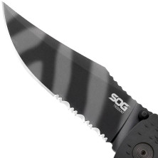 Ніж SOG Trident Black Blade полусеррейтор (TF3-BX)