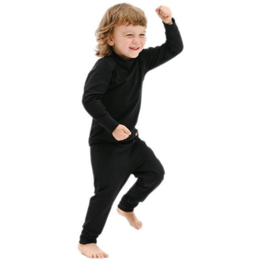 Термофутболка дитяча Turbat Yeti Top Kids anthracite black - 104 - чорний