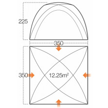 Намет Vango Hogan Hub Large Herbal