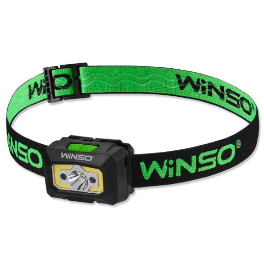 Ліхтар налобний Winso 150Lm, 3W XPE+ COB, 1200mAh, Sensor White/Red