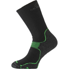 Термошкарпетки для трекінгу Lasting WSB 906 чорно-зелені, L