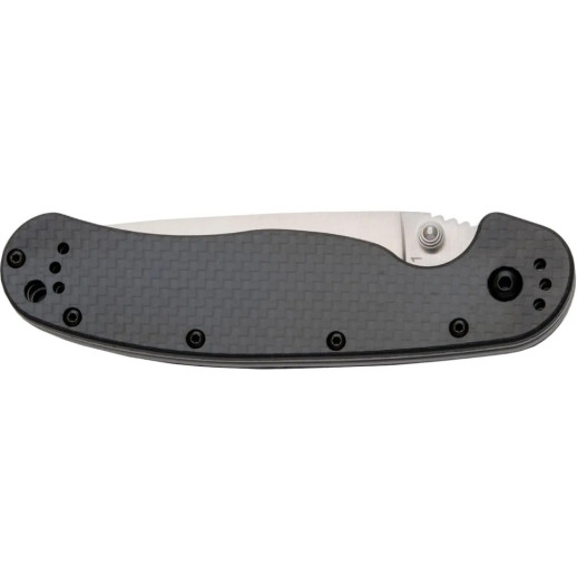 Ніж Ontario Knife RAT I Carbon Fiber D2 Steel black