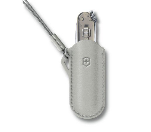Чохол Шкіряний Victorinox для ножа 58 mm серії Classic SD Colors, Mystical Morning (4.0670.31) сірий