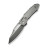 Нож складной туристический Weknife Bogey (9.3 см) Bohler M390 / Titanium серый