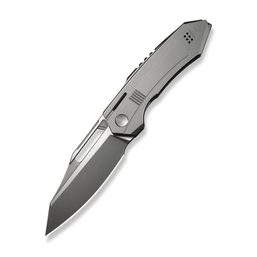 Ніж складаний туристичний Weknife Bogey (9.3 см) Bohler M390 / Titanium сірий