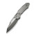 Ніж складаний туристичний Weknife Bogey (9.3 см) Bohler M390 / Titanium сірий