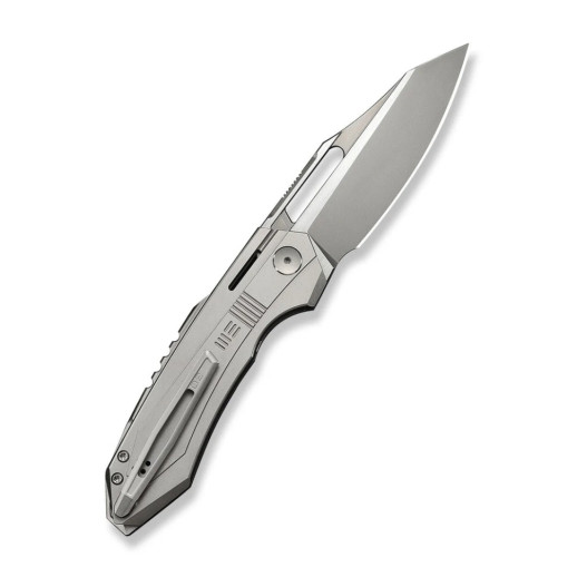 Ніж складаний туристичний Weknife Bogey (9.3 см) Bohler M390 / Titanium сірий