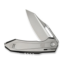 Ніж складаний туристичний Weknife Bogey (9.3 см) Bohler M390 / Titanium сірий