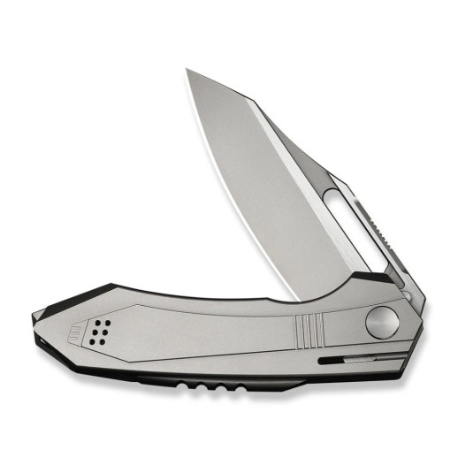 Ніж складаний туристичний Weknife Bogey (9.3 см) Bohler M390 / Titanium сірий