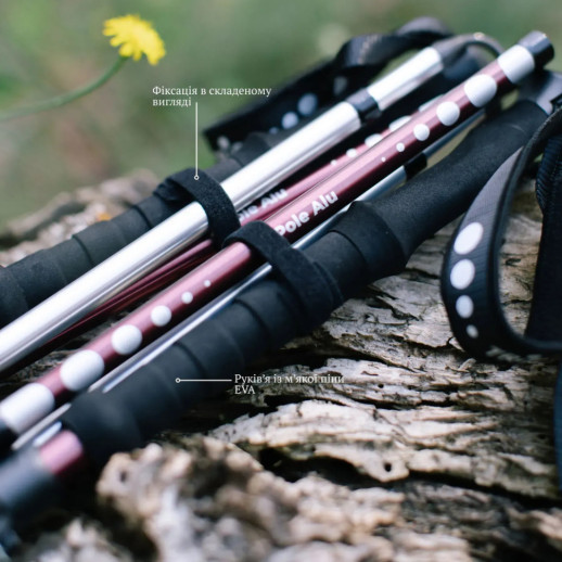Трекінгові палиці Tribe Z-Pole Alu T-ME-0024-plum