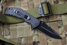 Ніж Kizlyar Supreme Bloke-Z чорний, сталь 440C