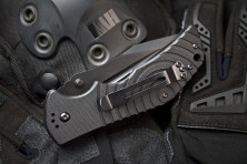 Ніж Kizlyar Supreme Bloke-Z чорний, сталь 440C