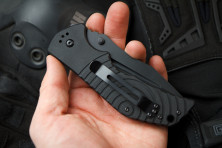 Ніж Kizlyar Supreme Bloke-Z чорний, сталь 440C