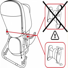 Рюкзак для перенесення дітей Ferrino Caribou 16 Red