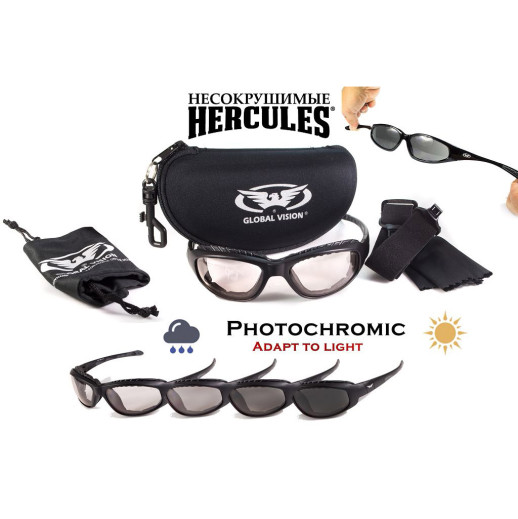 Окуляри Global Vision Hercules-2 Plus Photocromic (clear) фотохромні прозорі