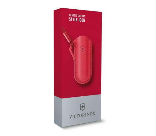 Чохол Шкіряний Victorinox для ножа 58 mm серії Classic SD Colors, Style Icon (4.0670) червоний