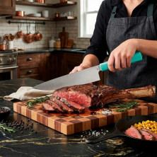 Ніж кухонний Butterfork Chef’s Knife AR-RPM9 ABS Turquoise Green