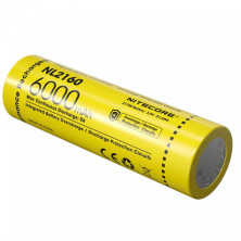 Акумулятор літієвий Li-Ion 21700 Nitecore NL2160 3.6V (6000mAh), захищений