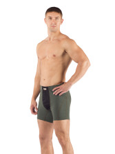 Шорти чоловічі Lasting NICO+, M, зелені