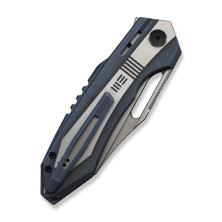Ніж складаний туристичний Weknife Bogey (9.3 см) Bohler M390 / Titanium синій