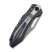 Ніж складаний туристичний Weknife Bogey (9.3 см) Bohler M390 / Titanium синій